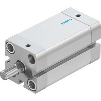Festo ADN-25-40-A-P-A Pneumatic Cylinder, 25 mm Bore, 40 mm Stroke, Double Acting, 10 bar, Aluminium, Germany