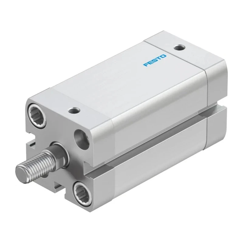Festo ADN-25-40-A-P-A Pneumatic Cylinder, 25 mm Bore, 40 mm Stroke, Double Acting, 10 bar, Aluminium, Germany