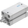 Festo ADN-25-40-A-P-A Pneumatic Cylinder, 25 mm Bore, 40 mm Stroke, Double Acting, 10 bar, Aluminium, Germany