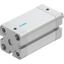 Festo ADN-25-40-A-P-A Pneumatic Cylinder, 25 mm Bore, 40 mm Stroke, Double Acting, 10 bar, Aluminium, Germany