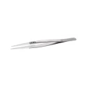 ideal-tek Zirconia Toughened Alumina, Stainless Steel Tweezer, Straight Fine Round Flat Tips, 140mm 2AMZ.SA.0