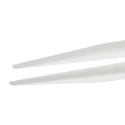 ideal-tek Zirconia Toughened Alumina, Stainless Steel Tweezer, Straight Fine Round Flat Tips, 140mm 2AMZ.SA.0
