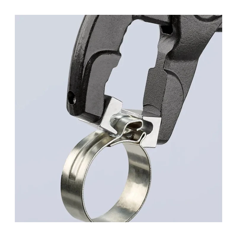 Knipex Hose Clamp Plier 250mm Non-Slip Serrated Jaw Chrome Vanadium Steel 85 51 250 C