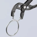 Knipex Hose Clamp Plier, Serrated, Plastic-Coated Handle, 1-Piece, 180mm, 50mm Jaw 85 51 180 A