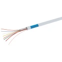 RS PRO Tranxalarm Control Cable, Screened, 10 Cores, 24 AWG, PVC Sheath, 100m, White 136-8147
