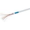 RS PRO Tranxalarm Control Cable, Screened, 10 Cores, 24 AWG, PVC Sheath, 100m, White 136-8147