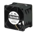 Sanyo Denki San Ace 9GV Series Axial Fan 24V DC 142.2 m³/h 33.6W 1.4A Ball Bearing 60x60x38mm 9GV0624P1G03