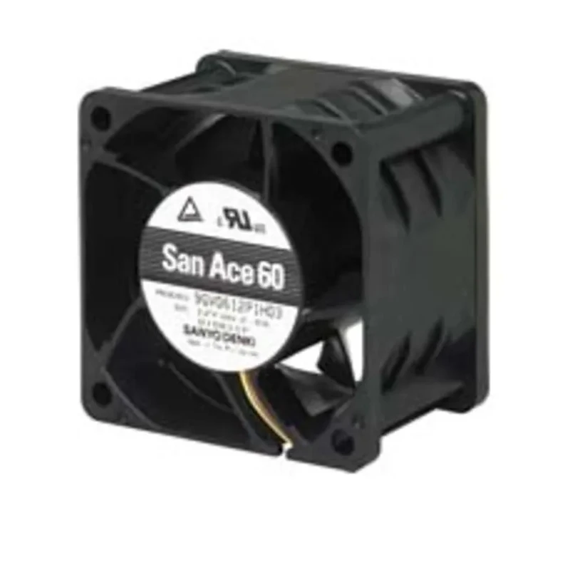 Sanyo Denki San Ace 9GV Series Axial Fan 24V DC 142.2 m³/h 33.6W 1.4A Ball Bearing 60x60x38mm 9GV0624P1G03