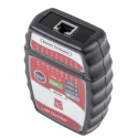 RS PRO Network Cable Tester RJ45, STP, UTP Battery Powered LED Display RJ45 Model