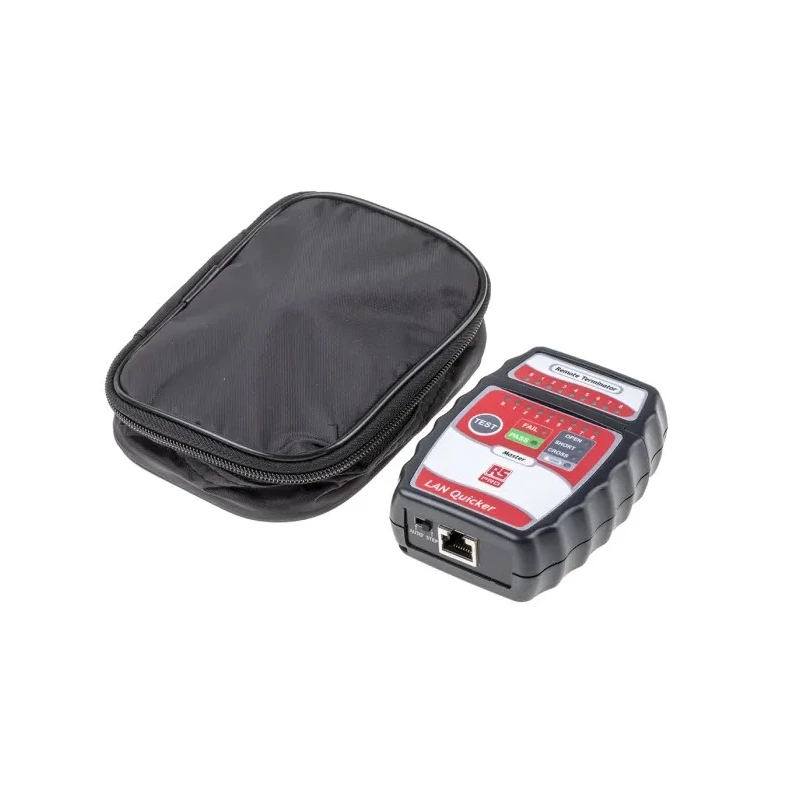 RS PRO Network Cable Tester RJ45, STP, UTP Battery Powered LED Display RJ45 Model