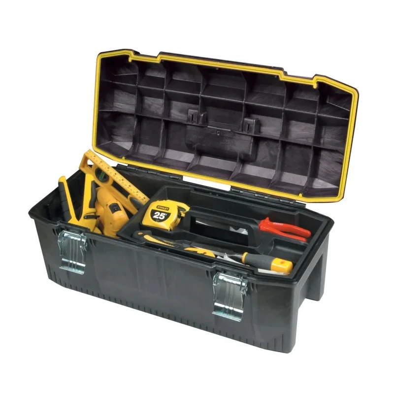 Stanley Foam Tool Box, Structural Foam, IP53, 580 x 300 x 260 mm, Black/Yellow 1-94-749