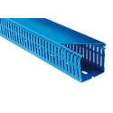RS PRO Terminal F 2000 Blue Cable Trunking, Open Slot, 60 mm Width × 100 mm Depth, 2 m Length, Polyvinyl Chloride W60mm