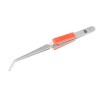 RS PRO Stainless Steel Bent Serrated Tweezer, Reverse Action, 165mm Anti-Magnetic Anti-Acid 136-9809