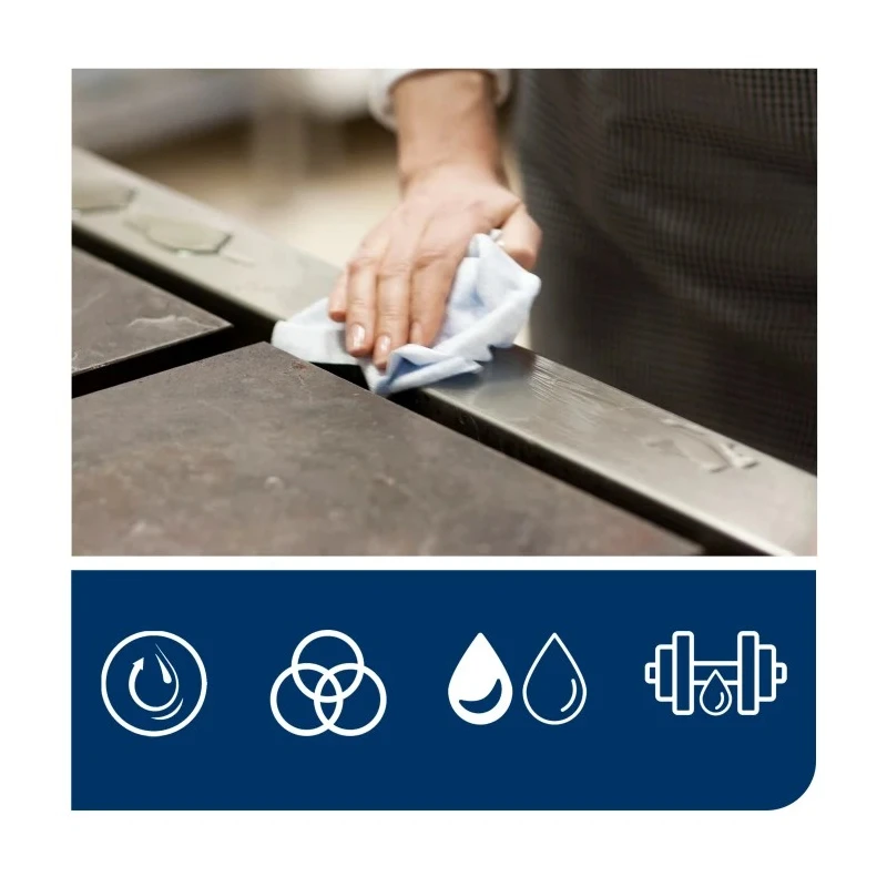 Tork Roll Paper Towel 170 m x 258 mm, 500 Sheets, 2 Plies, Blue, Heavy-Duty Multipurpose Wipes 130073