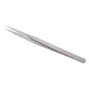 RS PRO 140mm Stainless Steel Fine Tweezer Anti-Magnetic Anti-Acid 136-9851