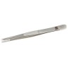 RS PRO Stainless Steel Blunt Tweezer, 120mm Length, Anti-Magnetic, Anti-Acid, Model 136-9830