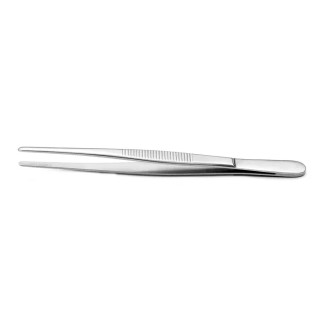 RS PRO 140mm Carbon Steel Blunt Tweezer 136-9820
