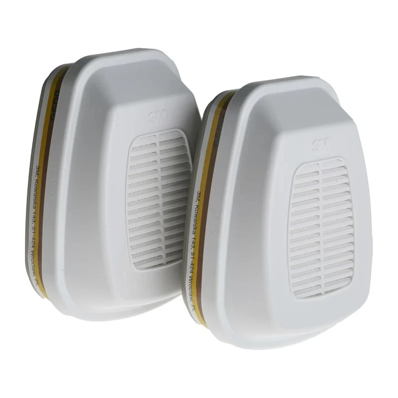 3M Dust, Gas and Vapour Filter for 6000 Series Respirators, Bayonet Fitting, Pack of 2 6096