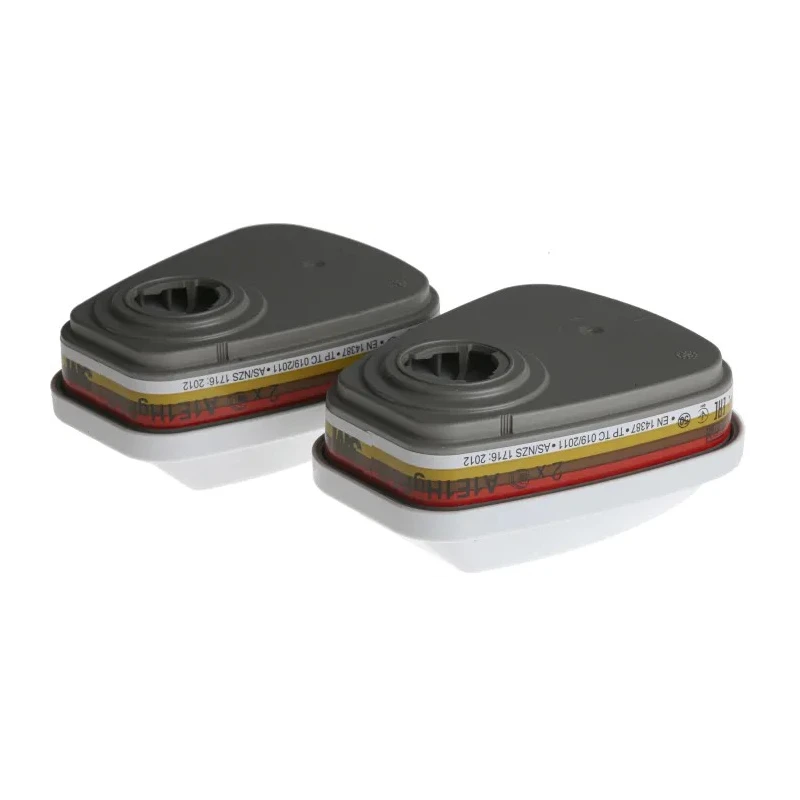 3M Dust, Gas and Vapour Filter for 6000 Series Respirators, Bayonet Fitting, Pack of 2 6096