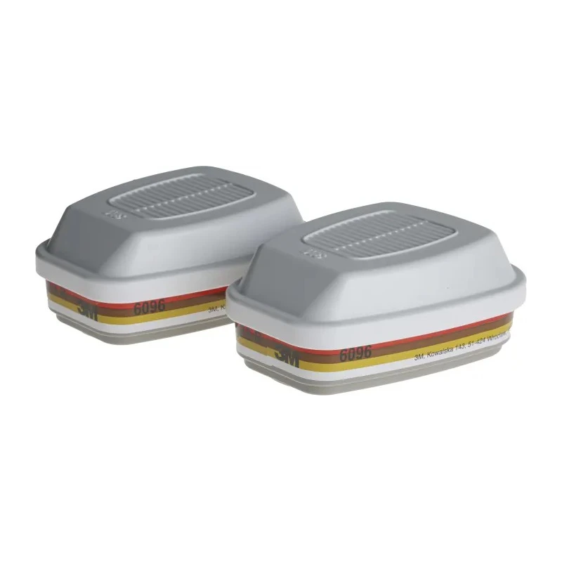 3M Dust, Gas and Vapour Filter for 6000 Series Respirators, Bayonet Fitting, Pack of 2 6096