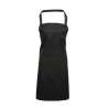 RS PRO Black Reusable Cotton Polyester Apron 860 mm Length 1 Pocket Industrial Model 137-0451