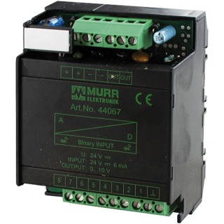 Murrelektronik Limited MTW 12.4 Series Signal Conditioner 8 Bit Input Current Output 0–30V DC DIN Rail 44073