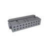 Amphenol Communications Solutions 20-Way IDC Connector Female for Cable, 2 Row, 1 kV AC, 1A, Gold Plated Contacts 71600-620LF