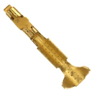 Amphenol Communications Solutions Mini-PV Series Female Crimp Terminal, 3A, Gold Plating, 26–22 AWG, Crimp, 48234-002LF