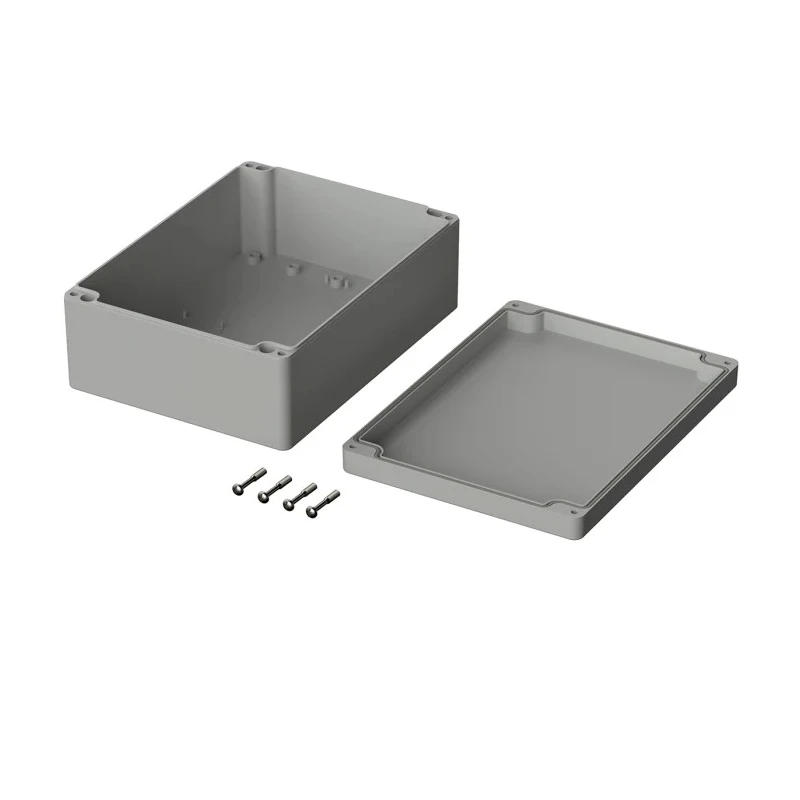 Bopla Euromas Series Polycarbonate General Purpose Enclosure Light Grey Lid IP65 IK07 75x200x150 mm 02223000