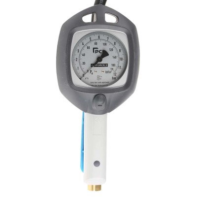 PCL Tyre Inflator 12 Bar, 6.35 mm Air Inlet, Beryllium Copper Alloy, BSP, Maximum Input Pressure 170 psi, Handheld AFG1H08