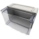 Fibox Flanged EK Series Polycarbonate Enclosure with Transparent Lid, , IP66, IK08, 180mm Height, 280mm Length, 190mm IP67