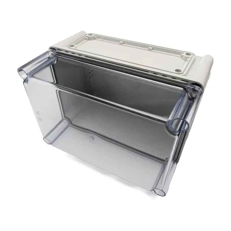 Fibox Flanged EK Series Polycarbonate Enclosure with Transparent Lid, , IP66, IK08, 180mm Height, 280mm Length, 190mm IP67