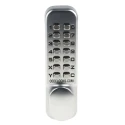 Codelock Steel Mechanical Code Lock Knob 150mm × 42mm Silver, Polished Brass 0155 SG