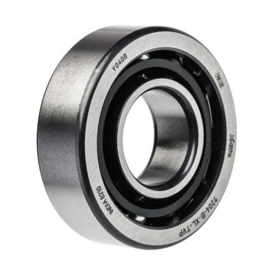 FAG Angular Contact Ball Bearing, Single Row, 20 mm ID, 47 mm OD, 14 mm Width, Polyamide Cage, Steel Balls, 1 7204-B-XL-TVP