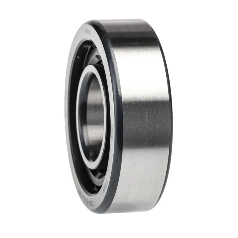 FAG Angular Contact Ball Bearing, Single Row, 20 mm ID, 47 mm OD, 14 mm Width, Polyamide Cage, Steel Balls, 1 7204-B-XL-TVP