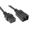 RS PRO Straight to Straight Power Cord, PVC, 1.5 m Grey, 16A, 250V, C19 to C20, 137-3364