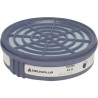 Delta Plus Dust Filter Cartridge for M6200 Jupiter Half Mask, Pack of 2, Grey, M6000P2R