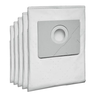 Karcher Industrial Fleece Vacuum Bag Pack, Compatible with NT 55/1 and NT 45/1, Tear Resistant, 5 Bags 69074800