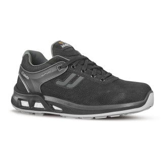 Jallatte J-energy Unisex Black Aluminium Safety Trainer Lace Up, Water Resistant, Anti-fatigue, UK 10.5 EU JALTONIC JY204 45