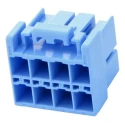 JST PSI Male Connector Housing 4 mm Pitch 8 Way 2 Row Straight PSIP-08V-LE