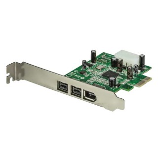 StarTech.com 3 Port PCIe FireWire Card, Firewire 800/400, Model PEX1394B3