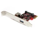 StarTech.com 2 Port PCIe USB 3.0 Card Internal & External, UASP, Super Speed, Model PEXUSB3S11