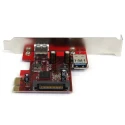 StarTech.com 2 Port PCIe USB 3.0 Card Internal & External, UASP, Super Speed, Model PEXUSB3S11