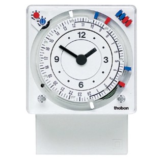 Theben Analogue Time Switch 2-Channel 230V AC, NiMH Battery, Quartz Controlled SUL 289g