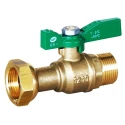 Sferaco Brass 2-Way Ball Valve Free Nut BSP 20 bar DN 1/2 to 2 in 642055
