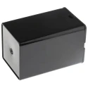 Perancea MIMRAM Series Polycarbonate Enclosure Black Lid RS01/582029.000, 50 mm Height, 78 mm Length, 50 mm Width