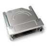 TE Connectivity Die Cast Zinc Angled D-Sub Backshell, 25 Way, Strain Relief, Silver, 1-2308342-6