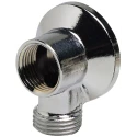 Sferaco Brass Pipe Fitting Elbow Tap Adapter Female 1/2 Inch to Male 1/2 Inch 10 Bar 1312004
