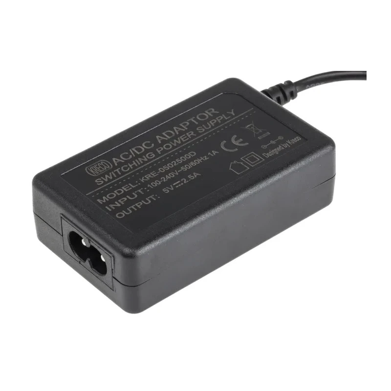 RS PRO AC/DC Adapter 12.5 W, 5V DC Output, 2.5A, Centre 2.1 x 5.5 x 12 mm Connector 139-2339