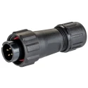 RS PRO Circular Connector 4 Contacts, Miniature Cable Plug, Male, IP68, SP13 Series 144-0609